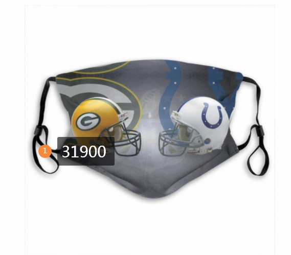 NFL Green Bay Packers 522020 Dust mask with filter